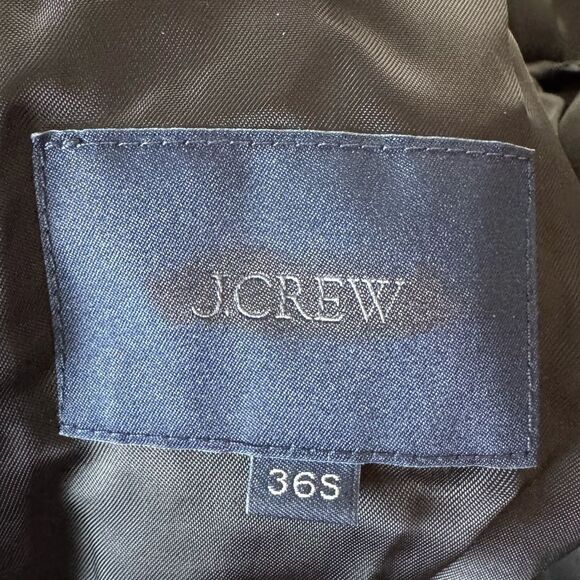 NWT $498 J CREW Rivington topcoat in Italian wool cashmere blend in black - Picture 13 of 13